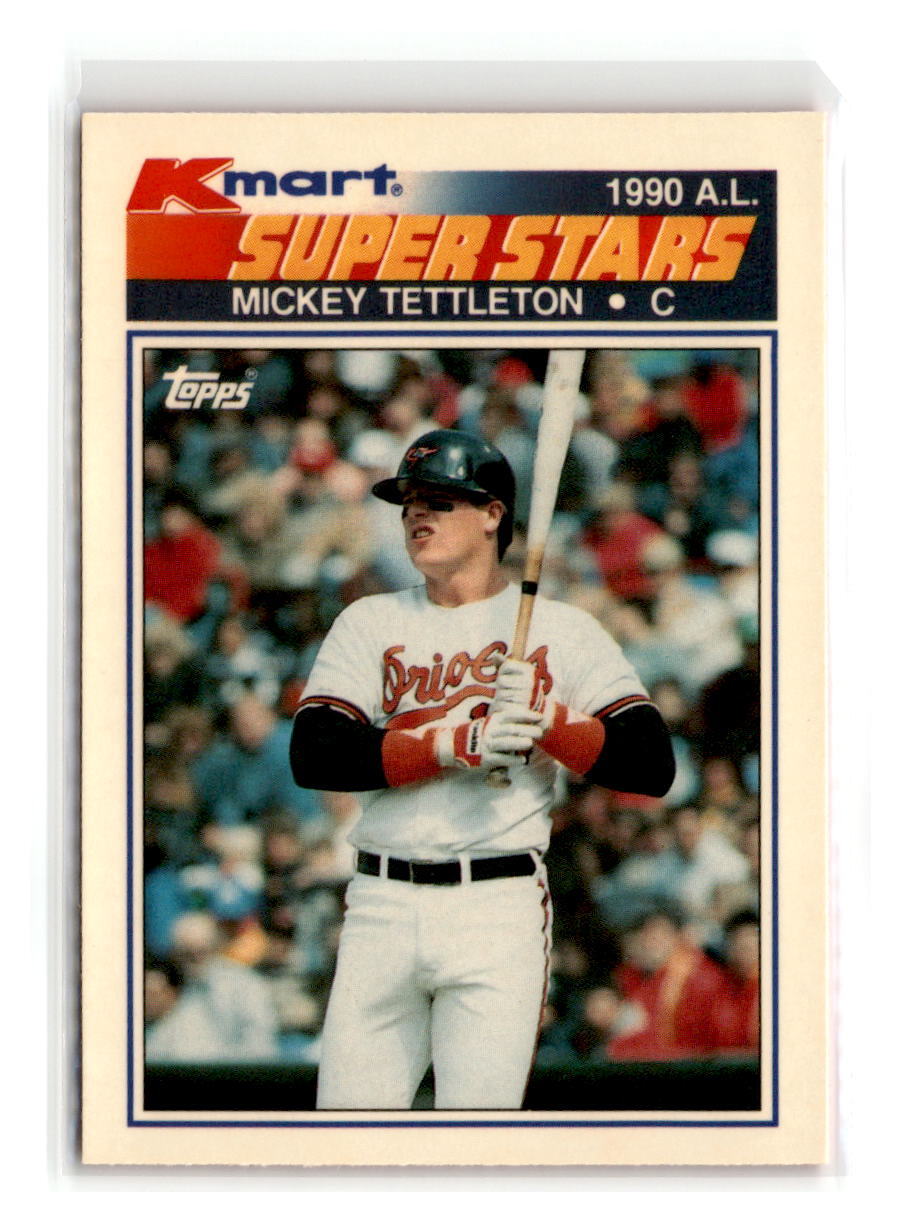 1990-Topps Kmart Super Stars -#24-Mickey Tettleton -Baltimore Orioles