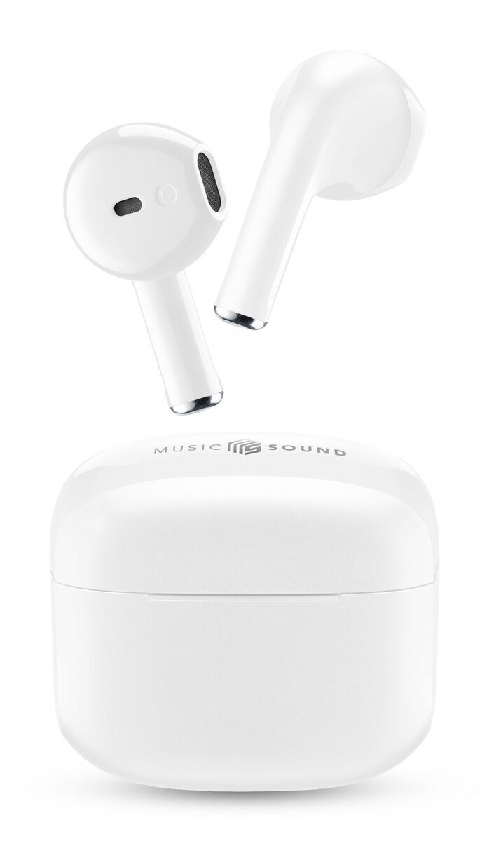 Наушники Cellularline SWAG BT MS Bluetooth белого цвета, как новые