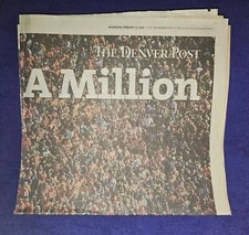 The Denver Post February 10, 2016; Won And A Million - RARE FIND!!