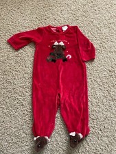 Vintage boys christmas reindeer sleeper 18 months