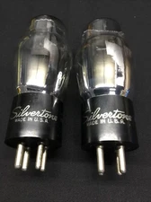 NICE PAIR Silvertone Type 80 RECTIFIER  Coke Bottle ST Radio VACUUM TUBES 118733