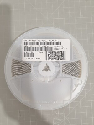 KEMET C1206X223JAGACAUTO CAP CER 0.022UF 250V NP0 1206 2000Stk _0,11_5