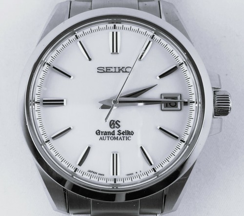 Grand Seiko Men's Watch Automatic Stainless Steel White Dial SBGR055G Excellent