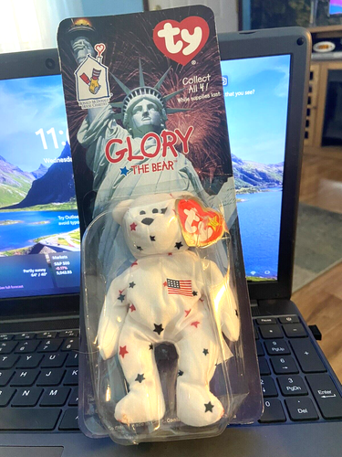 Ty Beanie Babies Britannia Glory Erin Maple The Bear McDonalds Set of 4 1999 - Picture 6 of 7