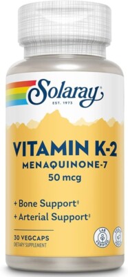 Solaray Vitamin K-2 50mcg - 30vegcaps