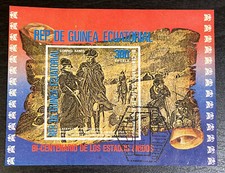 1976 Gwinea Równikowa Amerykańska dwusetna rocznica stempel pamiątkowy
