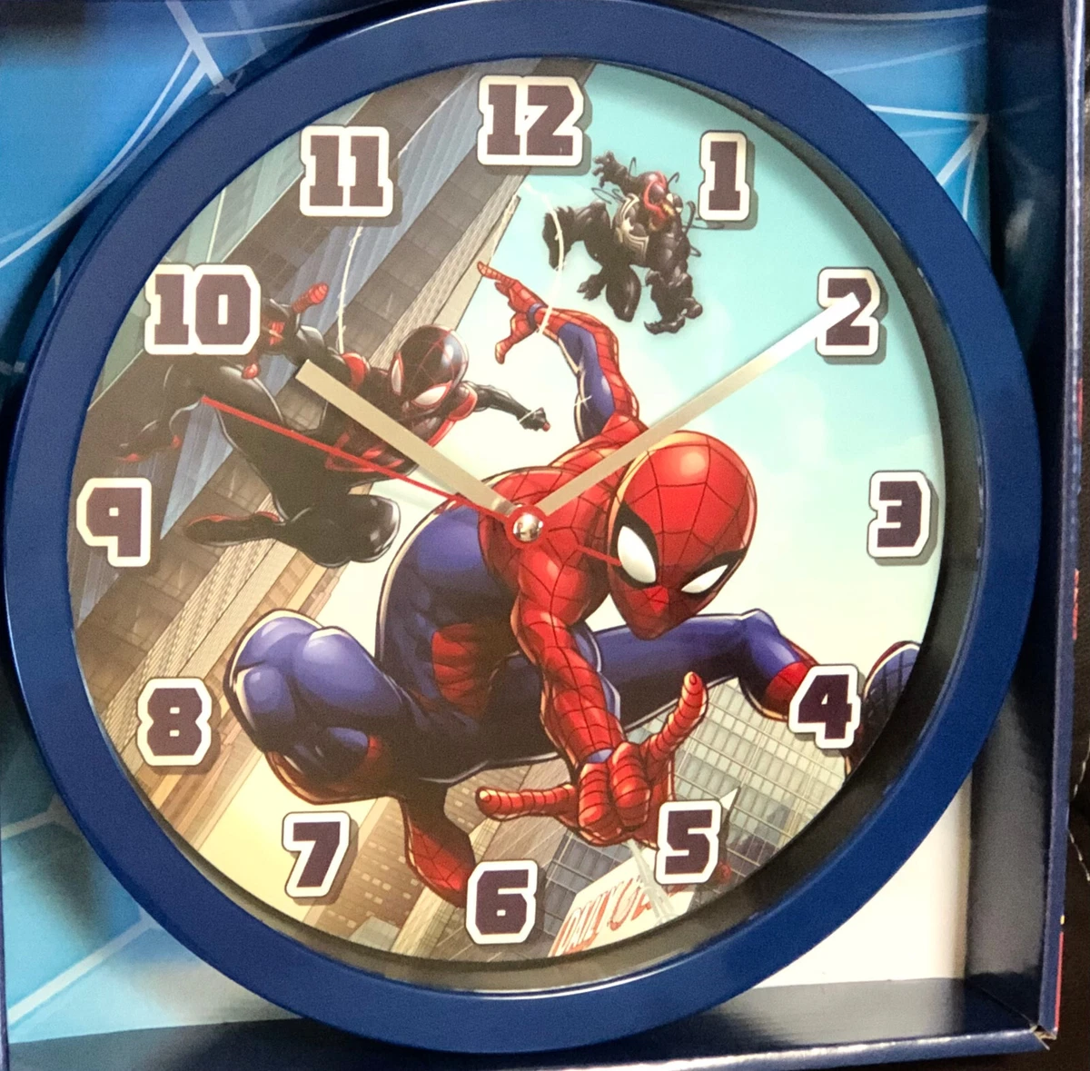 Marvel Spiderman Wall Clock | eBay