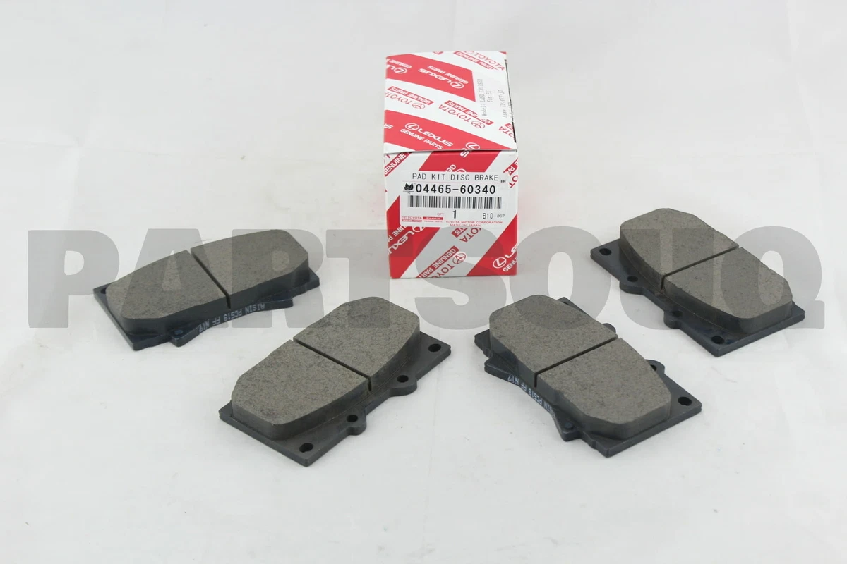 0446560340 Genuine Toyota PAD KIT, DISC BRAKE, FRONT 04465-60340 