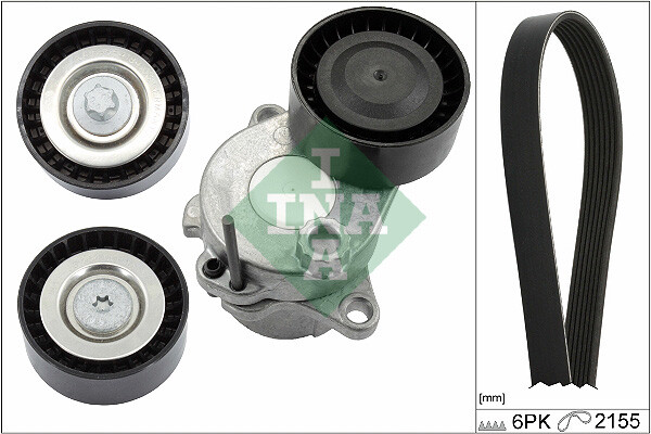 529 0321 10 INA Keilrippenriemensatz FüR MERCEDES-BENZ-image