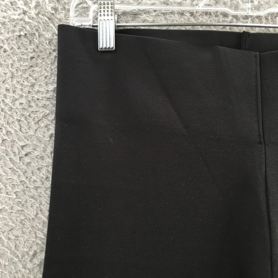 Pantalones Worthington Bootcut para mujer medianos negros tiro alto elásticos NUEVO Foto 3 de 4