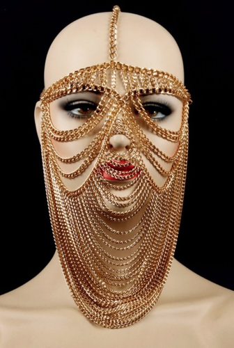 Arabian Face Mask Indian Cosplay 