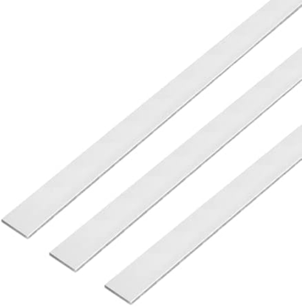 Profilo Piatto Alberts 499617 Argento Sabbiato 100x2cm Adesivo - 1