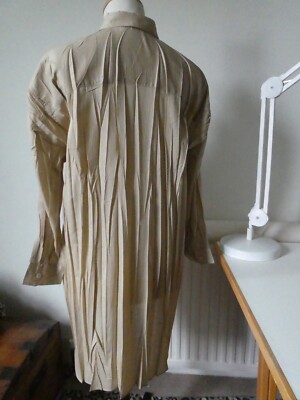 Vintage 1990's Issey Miyake Pleated Long Sleeve Shirt Size Large
