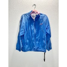 Vintage Reebok Blue and Blush Pink Zip Up Track Jacket.