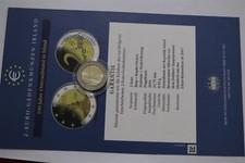 IRELAND 2 EURO 2016 HIBERNIA BIMETAL HIGH GRADE WITH COA B79 #68 BX7