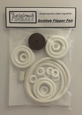1961 Gottlieb Flipper Fair Pinball Machine Rubber Ring Kit