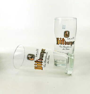 2 x Bitburger Pils Willybecher Bierglas 0,3 l Brauerei Festzelt Marktgläser 2024