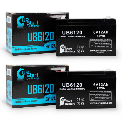 2x 6V 12Ah Sealed Lead Acid Battery For Tripp-Lite OMNIVS1000 UB6120 - Picture 1 of 1