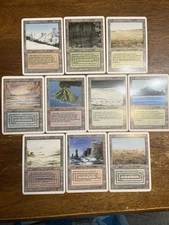 MTG Sticker CEDH Revised Dual Land Set of 10 Display Set Black Friday DEAL!
