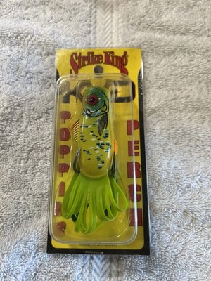 KVD Popping Perch Fishing Lure Chartreuse Gill 1oz Weedless Hollow Body Topwater