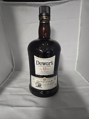 Dewar's The Ancestor 12 Years 1.75L Empty Bottle, Unrinsed Blended Scotch Whisky