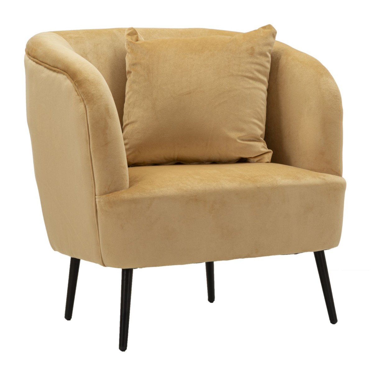 Fauteuil imitation fourrure marron Soffy : finis les salons froids et inconfortables