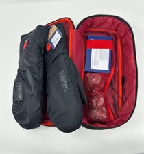 Hestra Mens XL Sz 10 Heated Mitten Liners Ski Snowboard Unisex w/ Case
