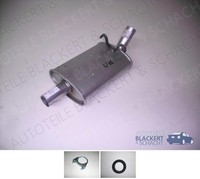 Auspuff MSD Mitteltopf für Opel Admiral B 2.8 H/E 1975-1978