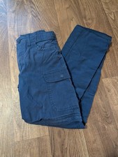 Boy Cub Scouts BSA Switchback Convertible Cargo Pants Size 8 Blue Uniform Zip