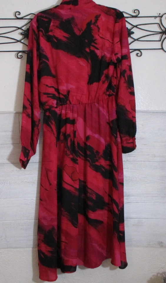 Vestido midi New York & Company para mujer talla M multicolor manga larga Foto 2 de 4