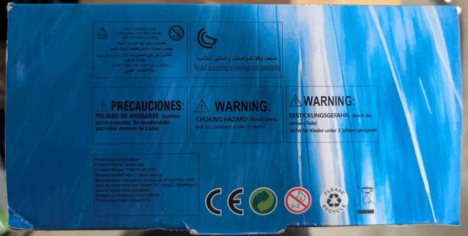 Telescope for Adults & Kids, 70mm Aperture Refractor (15X-150X) Portable Trav - Image 3 of 3