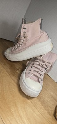 Converse Chuck Taylor Move Platform Shoe Canvas Pink Sneakers Women Sz 5 A03629C