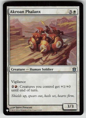Akroan Phalanx Uncommon The List Reprints 2/165 MTG Near Mint 2020