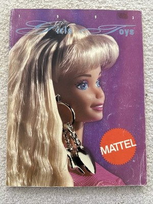 MATTEL TOYS 1993 GIRLS TOYS  DEALER CATALOG Featuring Barbie Disney Polly Pocket