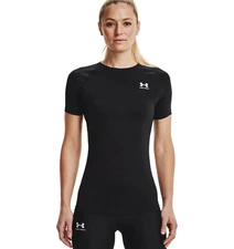 Under Armour Womens HeatGear Compression Short Sleeve Tee - Sweat Wicking