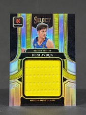 Deni Avdija 2025-26 Panini Select EuroLeague Silver /125 Jumbo Patch