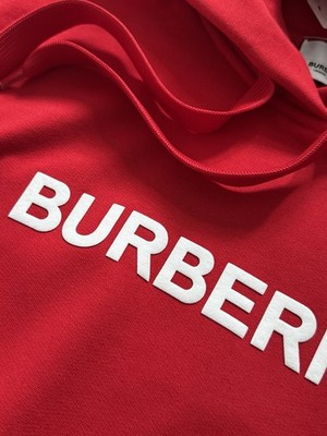 Burberry Hoodie / Kapuzenpullover S Rot NEU 660 
