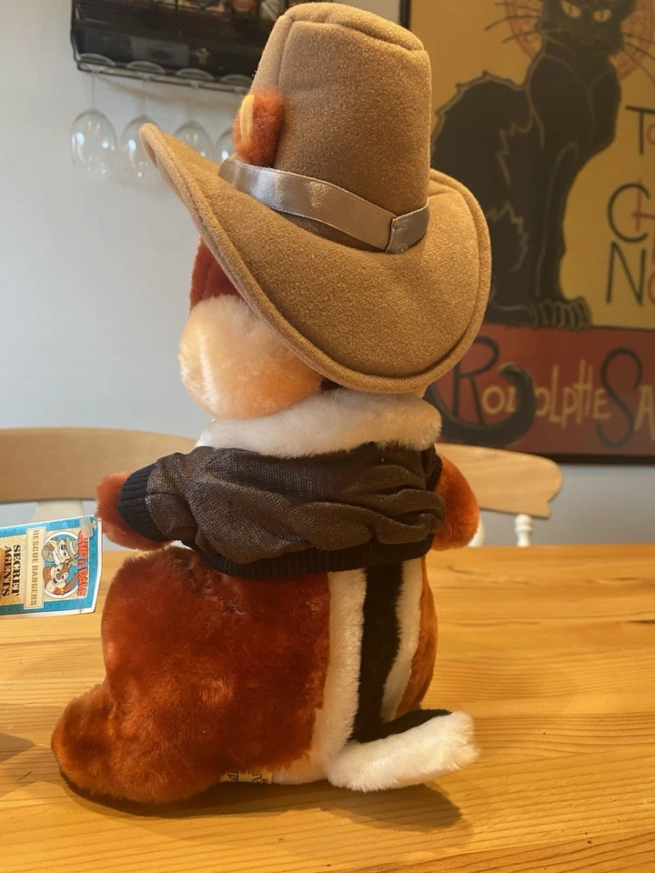Vintage Disney Rescue Rangers Chip Plush You by Applause - 1989 - still has tags - Image 3 of 4