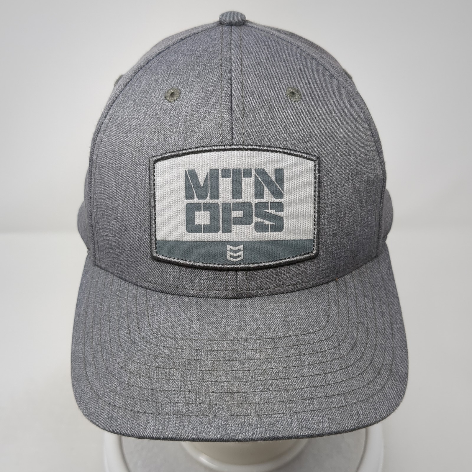 Mtn Ops Snapback Hat Solid Gray One Size Adjustab… - image 2