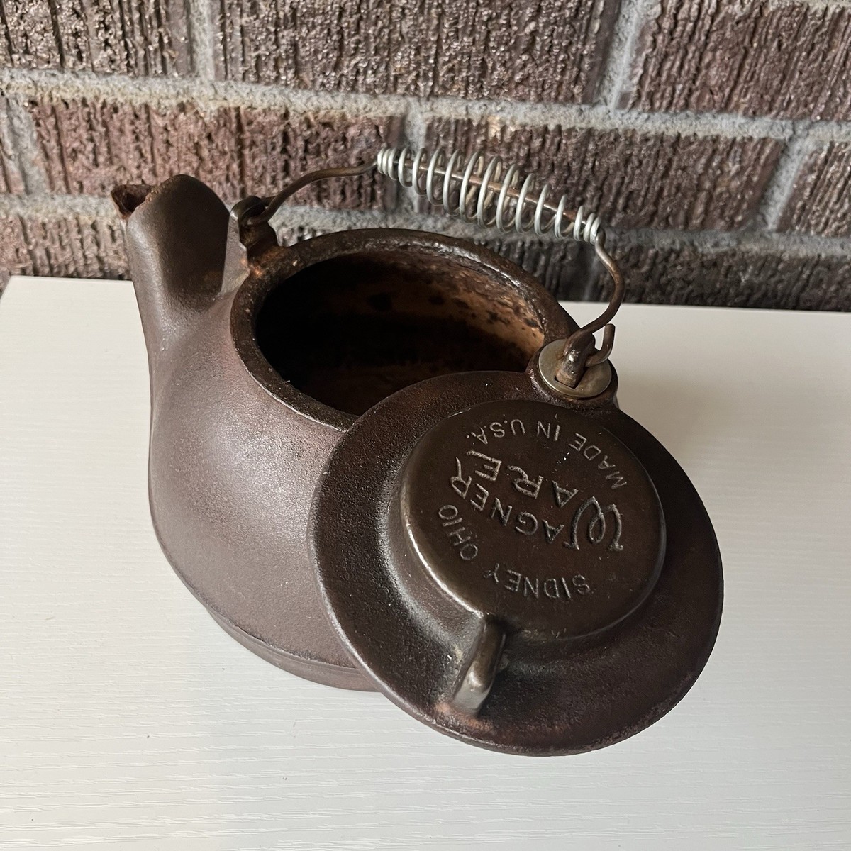 Wagner Ware Cast Iron Kettle ワグナー 鋳鉄製やかん VINTAGE ANTIQUE
