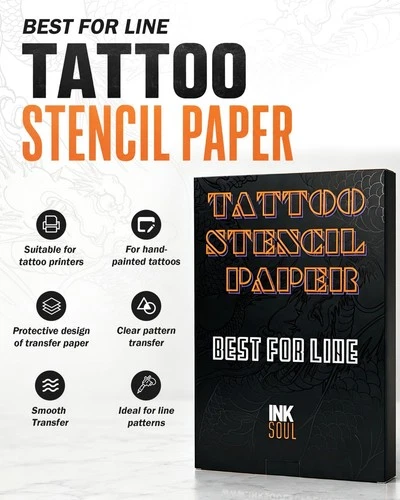 Tattoo Transfer Paper A4 Size - 100 Sheets, Professional Quality, Easy to Use image 3