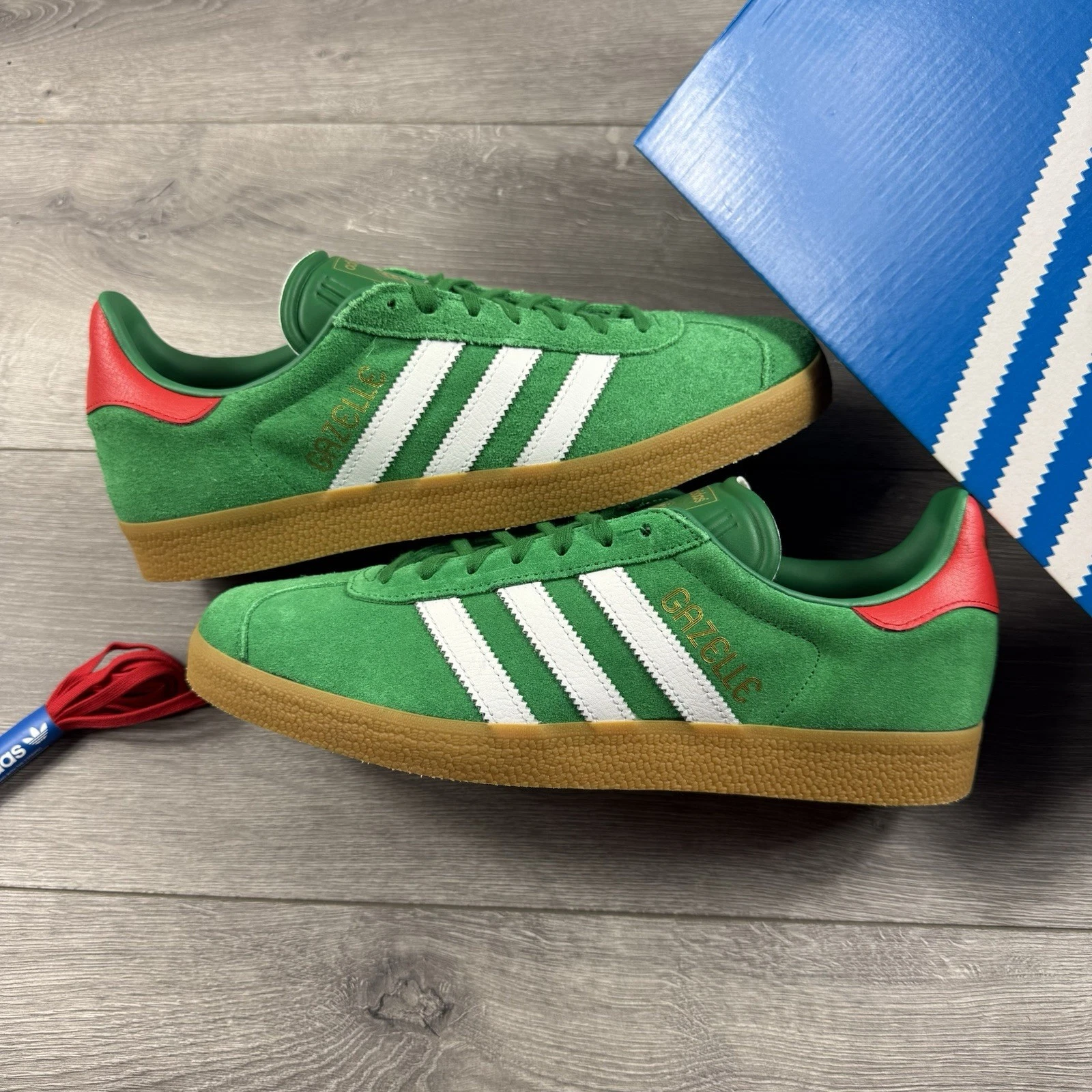 Adidas Gazelle Mexico Cup ‘Green / White / Red’ - Size UK 7 / EU 40 2/3