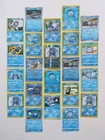 Poliwag Poliwhirl Poliwrath Pokémon 22 Card Bundle WOTC Vintage Base Set TCG Lot