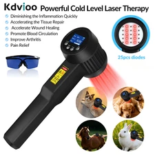 8W Intense Pulsed Light 650nm 808nm Red Light Therapy for Humans and Pets Pain