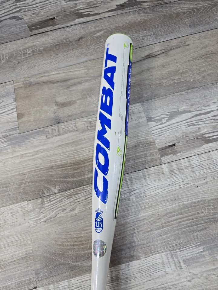 Combat Maxum 2 5/8" MAXSL112 32" 20oz -12 White BASEBALL BAT - Image 4 of 4