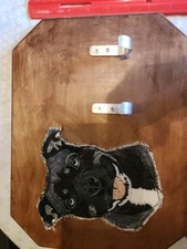 Pit Bull Embroidery Design Leash Holder Or Keys Handmade