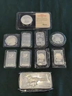 18 Ounces 999 Fine Silver Bars + Rounds & ( 1 ) One Oz Of 99.93% Silver Round