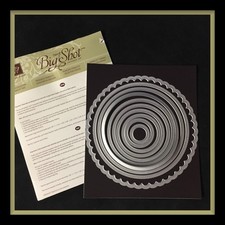 Stampin' Up CIRCLES COLLECTION DIES - Set of 10 4982 READ