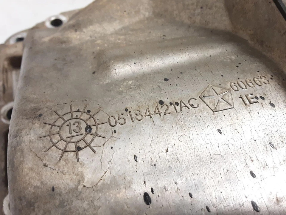 Jeep JK Wrangler OEM 3.6L Upper and Lower Oil Pan Adapter 2012-2018 156678 - Image 2 of 4