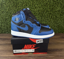 Air Jordan 1 Marina Blue Retro High OG Size 5.5y GS Sneakers 2022 575441-404
